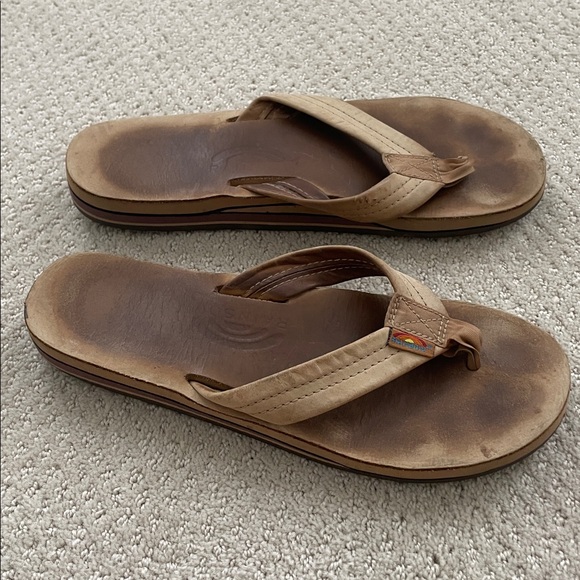 Rainbow Tan Women's Flip Flops - Picture 3 of 7